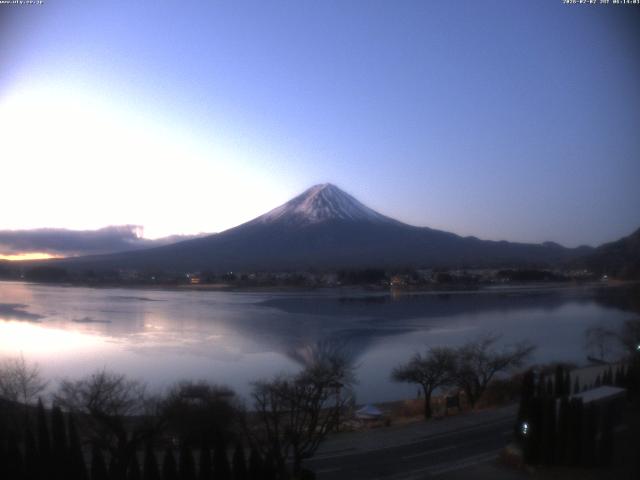 河口湖からの富士山