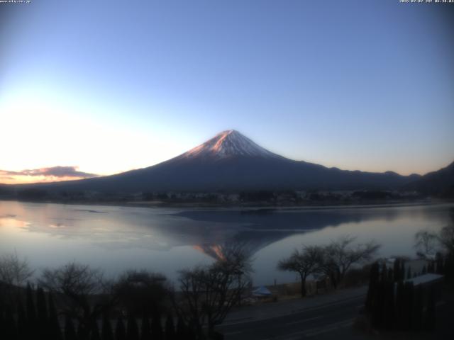 河口湖からの富士山