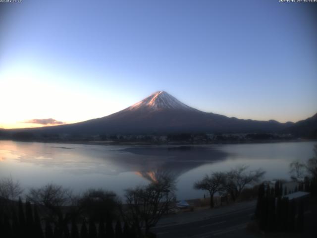 河口湖からの富士山