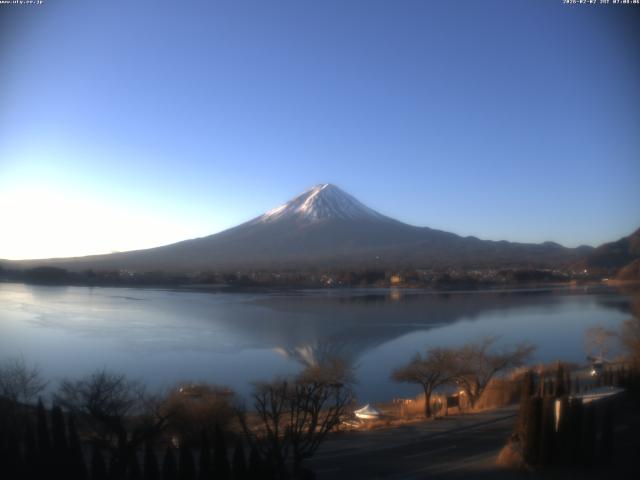 河口湖からの富士山