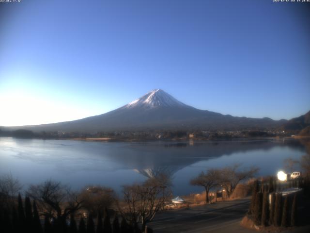 河口湖からの富士山