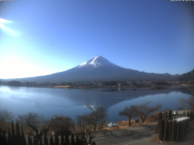 河口湖からの富士山
