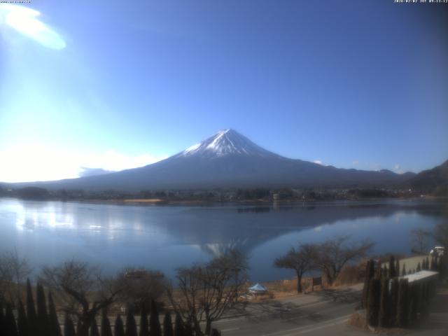 河口湖からの富士山