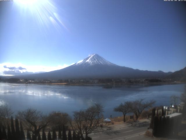 河口湖からの富士山