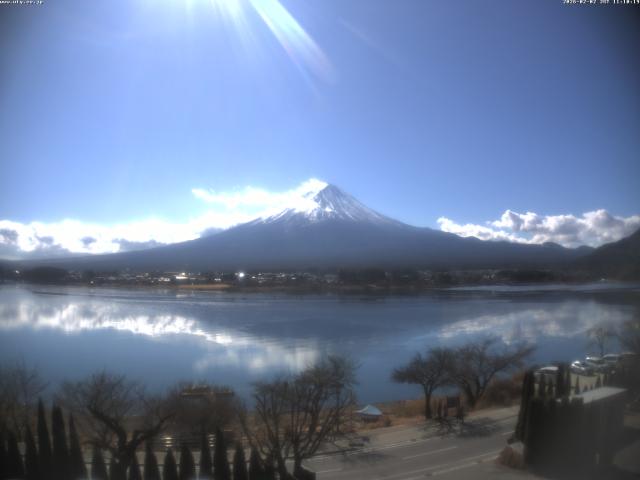 河口湖からの富士山