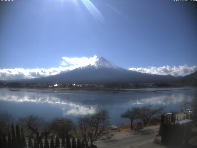 河口湖からの富士山