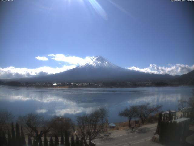 河口湖からの富士山