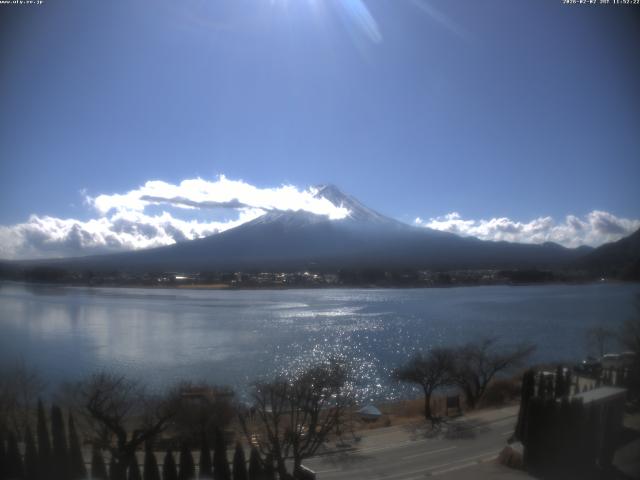 河口湖からの富士山