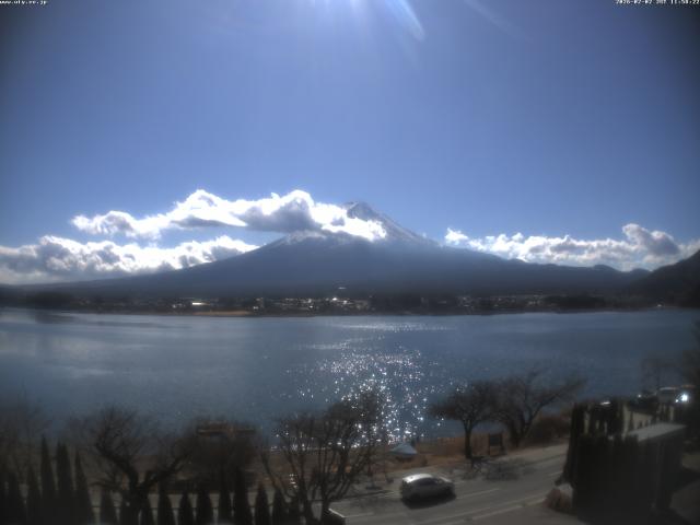 河口湖からの富士山