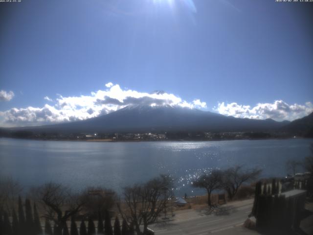 河口湖からの富士山