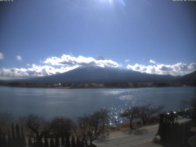 河口湖からの富士山