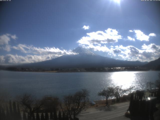 河口湖からの富士山