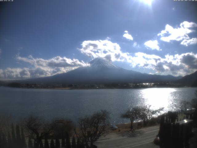 河口湖からの富士山