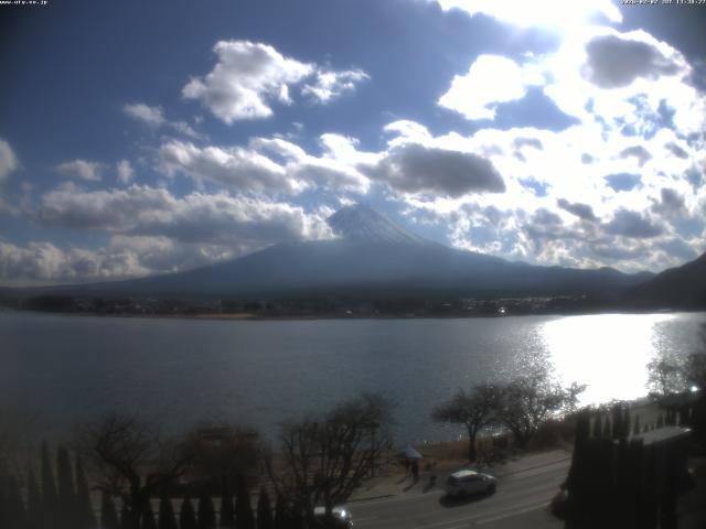 河口湖からの富士山