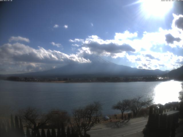 河口湖からの富士山