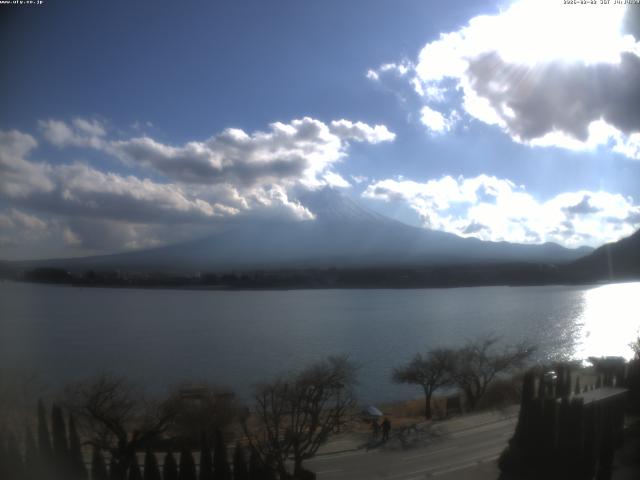 河口湖からの富士山