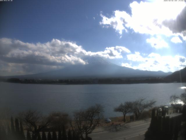 河口湖からの富士山
