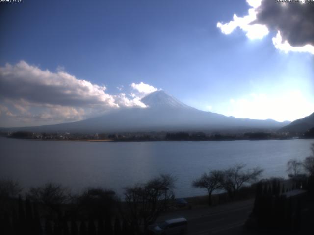 河口湖からの富士山
