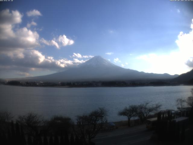 河口湖からの富士山