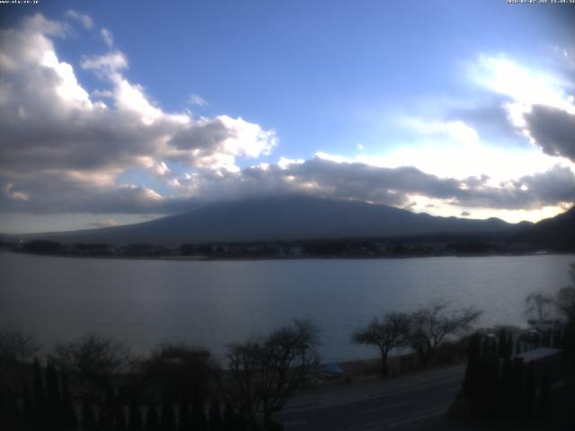 河口湖からの富士山