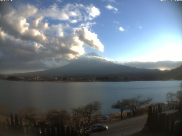 河口湖からの富士山