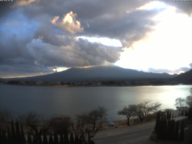 河口湖からの富士山