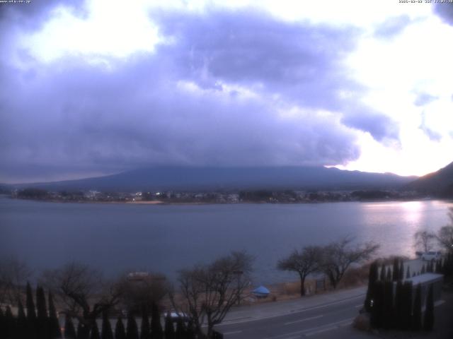 河口湖からの富士山