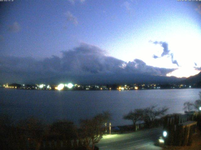 河口湖からの富士山