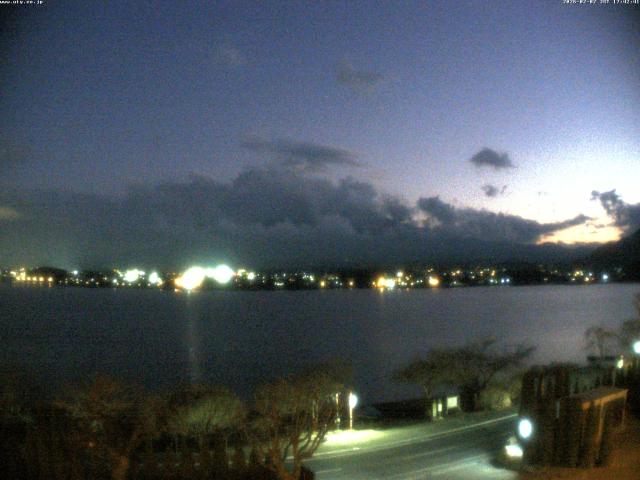 河口湖からの富士山