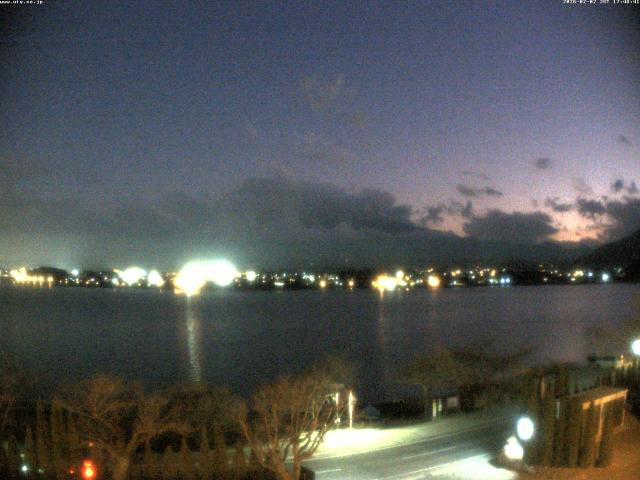 河口湖からの富士山