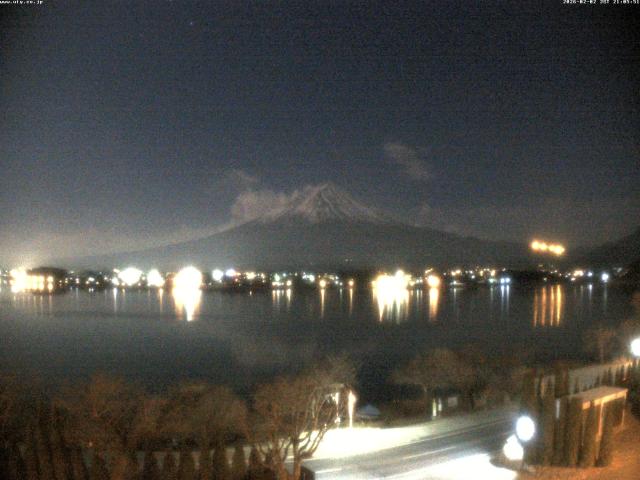 河口湖からの富士山