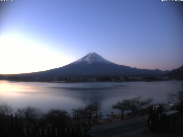 河口湖からの富士山