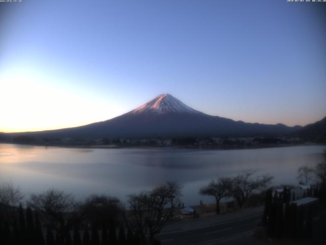 河口湖からの富士山