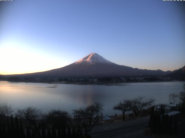 河口湖からの富士山
