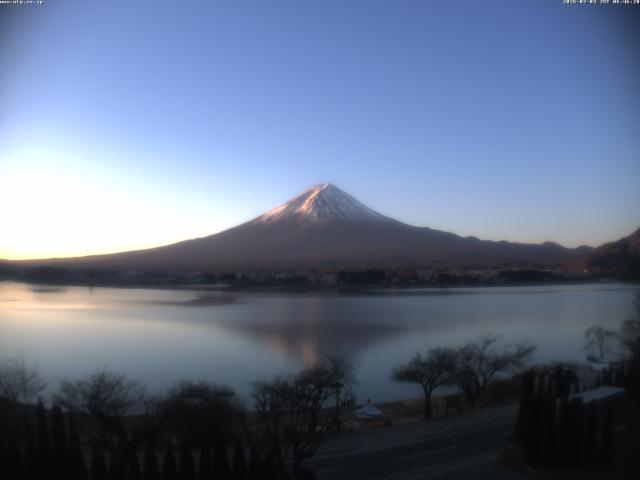 河口湖からの富士山