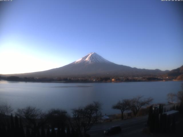 河口湖からの富士山