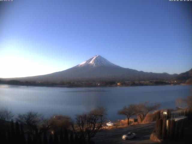 河口湖からの富士山