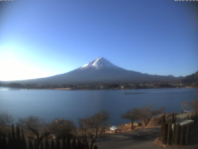 河口湖からの富士山