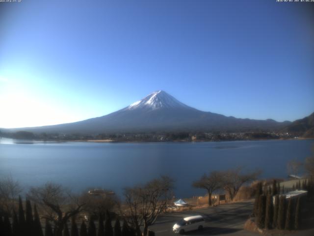 河口湖からの富士山