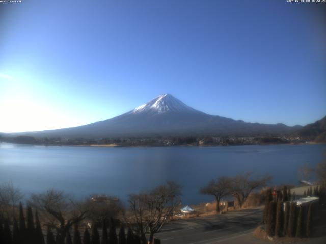 河口湖からの富士山