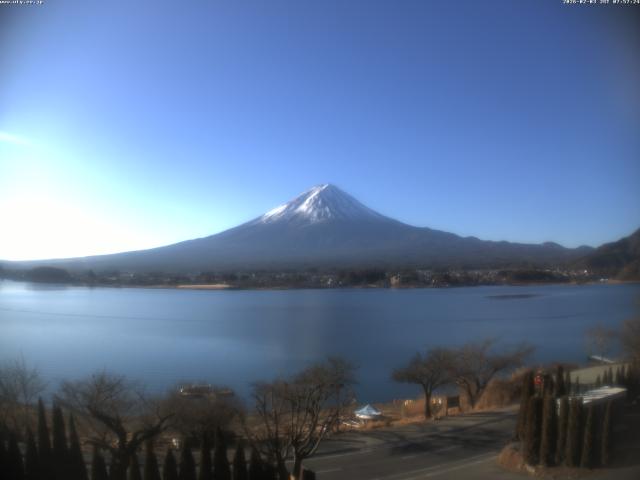 河口湖からの富士山