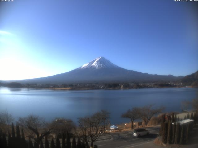 河口湖からの富士山