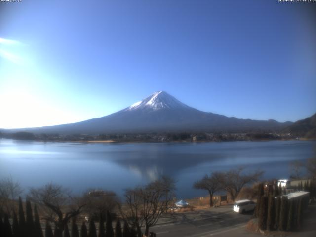 河口湖からの富士山