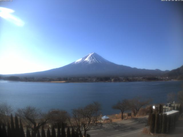 河口湖からの富士山