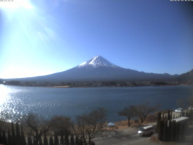 河口湖からの富士山