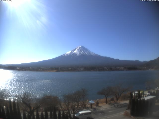 河口湖からの富士山