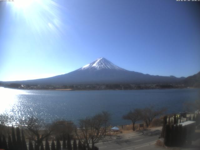 河口湖からの富士山