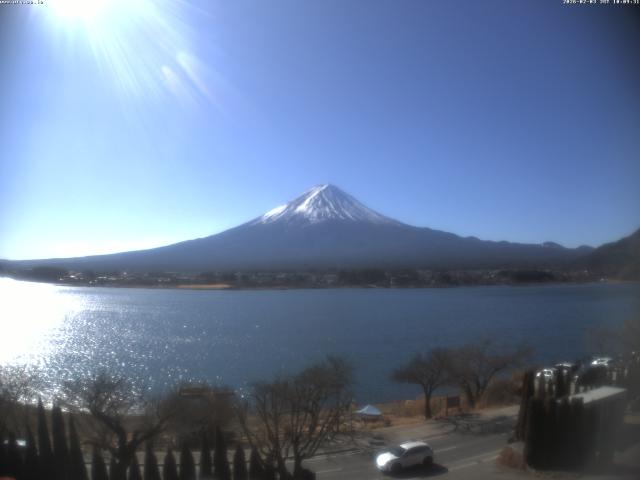 河口湖からの富士山
