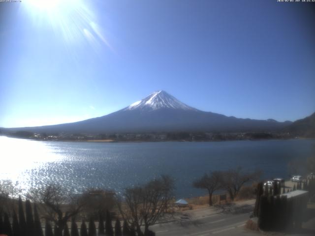 河口湖からの富士山