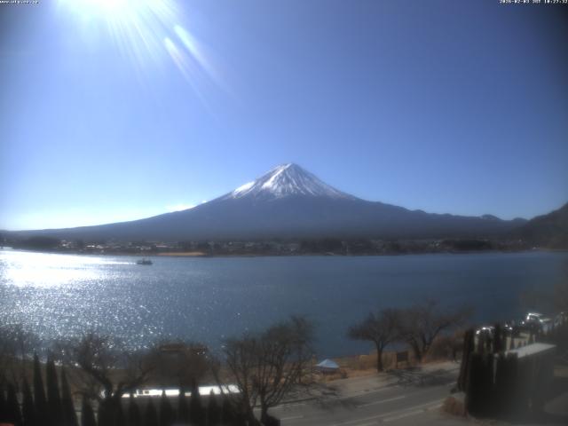 河口湖からの富士山
